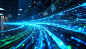 découvrez comment la photonique révolutionne la transmission des données en multipliant par dix la vitesse des fibres optiques, offrant des connexions plus rapides et efficaces.