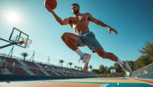 découvrez comment la pliométrie améliore la détente verticale des basketteurs pour des performances optimales sur le terrain.