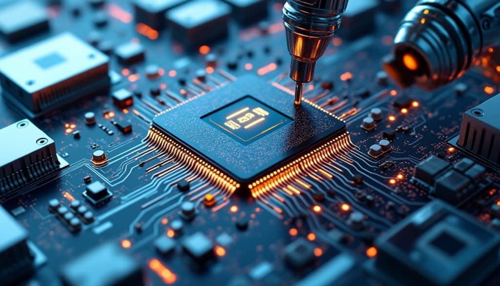 découvrez comment la nanotechnologie révolutionne l'industrie en miniaturisant les composants des processeurs pour des performances accrues et une meilleure efficacité énergétique.