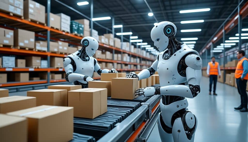 découvrez comment la robotique humanoïde révolutionne la logistique en compensant la pénurie de main-d'œuvre grâce à des solutions automatisées et innovantes.