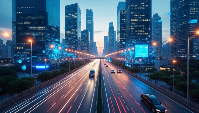 découvrez comment le concept de smart city optimise la circulation des données numériques en milieu urbain pour une gestion intelligente et fluide du trafic.