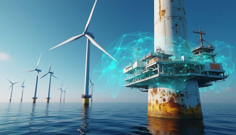 découvrez comment le jumeau numérique permet de simuler l'usure des éoliennes en mer pour optimiser leur maintenance et prolonger leur durée de vie.