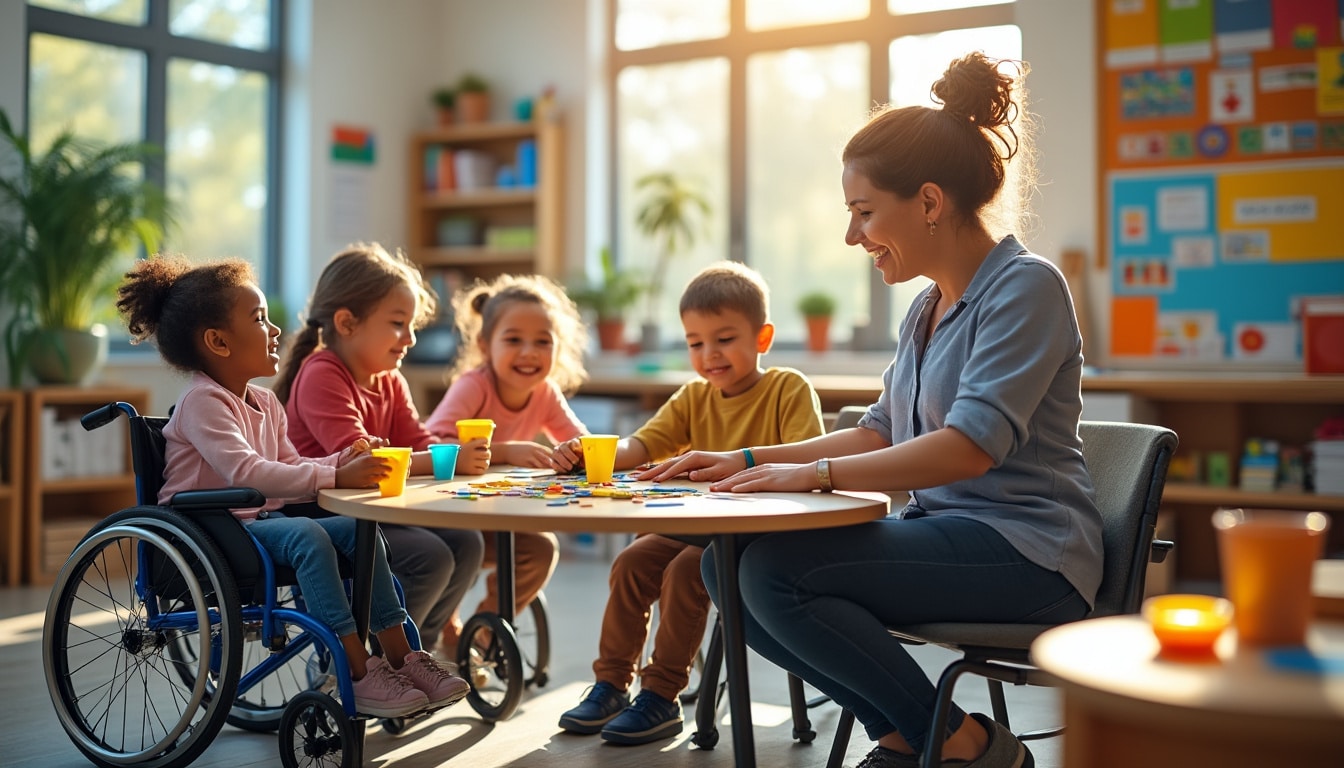 découvrez comment l'éducation inclusive favorise l'intégration des enfants porteurs de handicap pour un apprentissage équitable et accessible à tous.