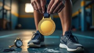 la médaille d’or récompense des années de discipline, d’efforts et de persévérance, couronnant le parcours vers l’excellence.