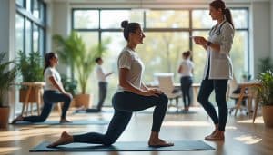 le yoga thérapeutique aide les salariés à soulager le mal de dos et à améliorer leur bien-être au travail grâce à des exercices adaptés.