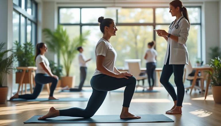 le yoga thérapeutique aide les salariés à soulager le mal de dos et à améliorer leur bien-être au travail grâce à des exercices adaptés.
